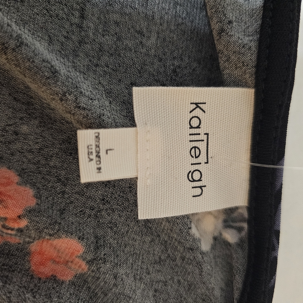 Black and Floral Romper